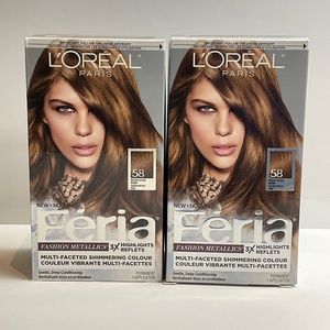 L’oreal Paris Feria 58 Medium Golden Brown Shimmer